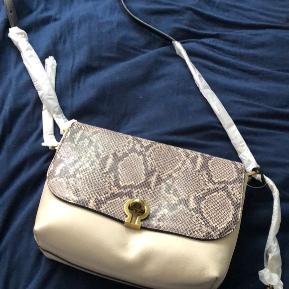 Fossil Handbags - Snakeskin tope Crossbody fossil purse